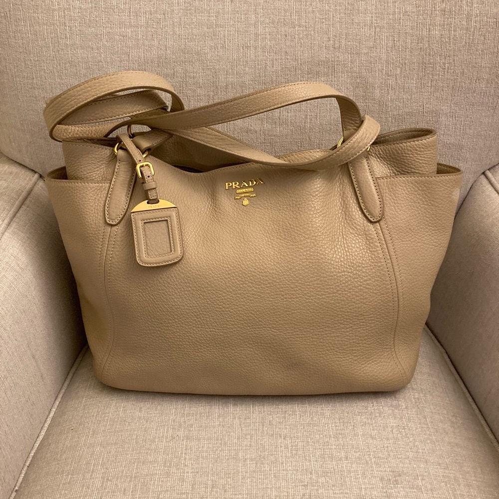 Prada BR4970 Tote in Sabbia